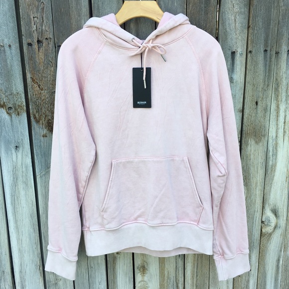 Hudson Jeans Tops - NWT Hudson Jeans Live In Hoodie Sweatshirt Rose Pink Quartz Mineral L